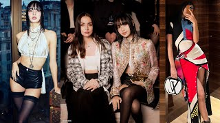 Lisa cute interacts with celebrities at LouisVuitton’s 2024 Fashion Show & Afterparty