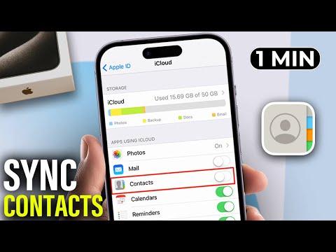 How To Sync Contacts On iPhone 15/Pro/Max