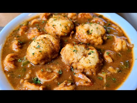 Louisiana Style Shrimp and Dumplings