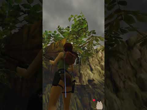 Self-aware Lara Croft 1% Shotgun Shot in Tomb Raider 3