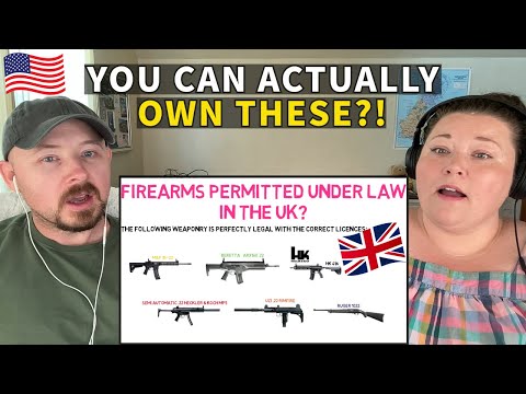 Americans React to UK Gun Laws - They Aren't Illegal??