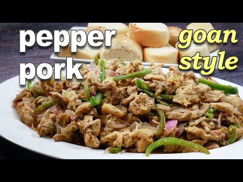 Pepper Pork Easy | Goan style Pepper Pork Recipe | Goan Recipes by Fatima