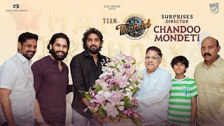 Team #Thandel Surprises Director Chandoo Mondeti | Naga Chaitanya | Sai Pallavi | DSP