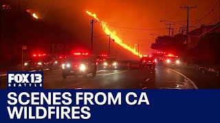 Scenes from the California wildfires