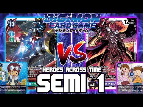 Imperialdramon VS Beelzemon X!! | Digimon Card Game: BT-12 Heroes Across Time (SEMIFINAL 1)