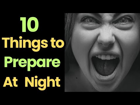 10 Things to Prepare at Night for a Stress-Free Morning #NighttimeRoutine