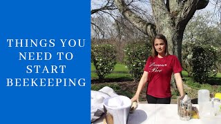 Everything You Need To Start Beekeeping.   Beginner Beekeeping