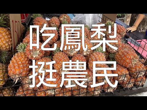 [移民台灣｜香港人在台灣] 挺台灣農友，買鳳梨吃鳳梨，香甜多汁