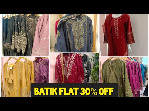 Batik Flat 30% Sale Starts || New Winter Collection On Sale.