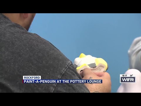 The Pottery Lounge offers paint-your-own penguin event