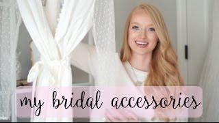 My Bridal Accessories: shoes, affordable veil, reception dress, jewelry, etc! | Amanda John