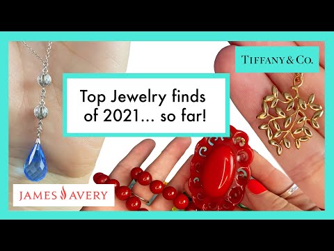 Top jewelry finds of 2021! My favorite secondhand scores- Tiffany, James Avery, Gold and Diamonds ❤️