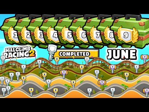 A MUST WATCH JUNE TROVE CHEST COMPLETED in HILL CLIMB RACING 2