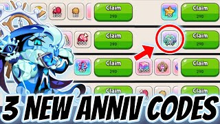 3 NEW CRK ANNIV CODES 😱 Redeem Now in Cookie Run Kingdom!