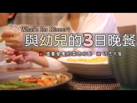 飲食日記【與幼兒的3日晚餐】儘量營養的菜色分配/與幼兒共食/照燒海苔肉捲/玉米雞肉丸/鹹魚蔬菜炒飯/日式小飯糰/野菜味噌湯/幼兒版馬鈴薯濃湯/What’s for Dinner?