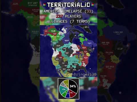 AMERICA [UA]🇺🇦 | BATTLE ROYALE | ⏰ 27x | Territorial.io Timelapse | #33 |  #territorialiotimelapse