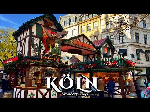 Rudolf, Angels & Cathedral: Xmas Market Cologne 🎁 Germany 🇩🇪