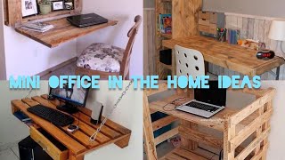 MINI OFFICE SPACE IN YOUR ROOM IDEAS// MINI OFFICE IN THE HOME