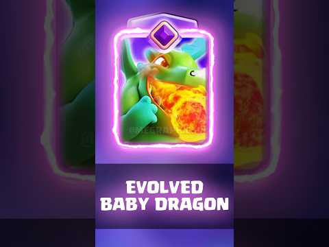 EVO Baby Dragon🐲#clashroyale