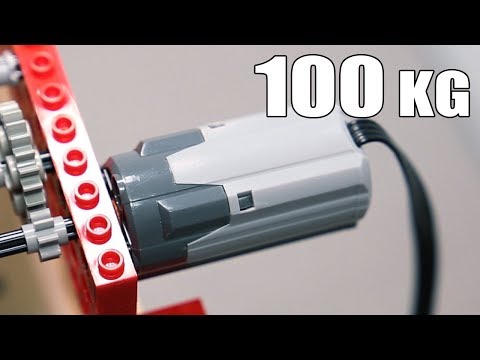 Lego Motor Lifts 100kg