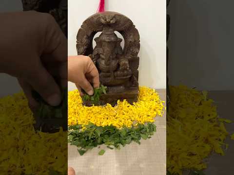 Ganeshji decoration #ganesh #ganpatibappamorya #ganapati #navatri #ganpatimazaofficial #shorts #shor