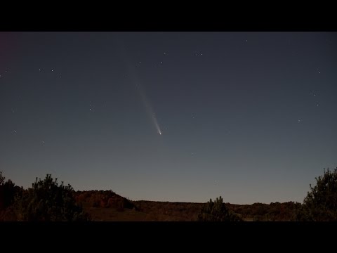 Video and Time lapse of Comet Atlas A3 along with other ojects flying around