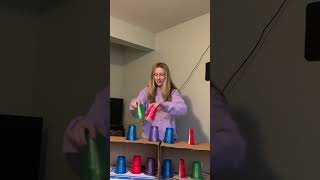 Crazy cup game #funny #challenge #comedy #familygames