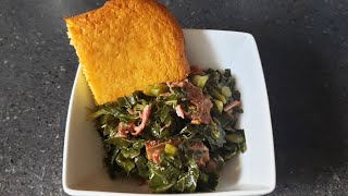 Southern Collard Greens With Smoked Neckbones | Collard Greens Recipe