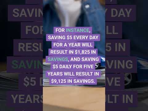 WHAT HAPPENS when you SAVE $5 daily? #short #shorts #shortsfeed #money #moneytips #makemoneyonline