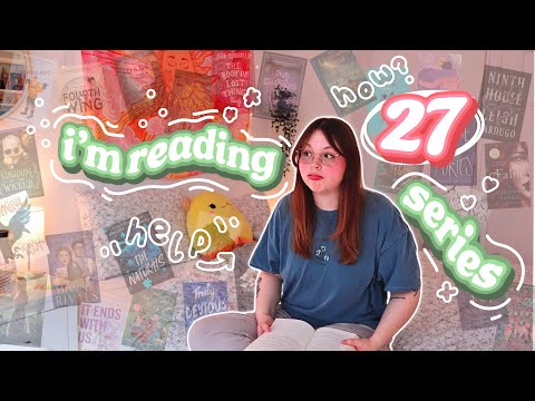 finishing every book series i'm in the middle of 📖🍃 *spoiler free reading vlog*