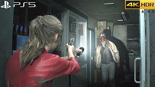 Resident Evil 2 Remake (PS5) 4K 60FPS HDR Gameplay - (Claire A)