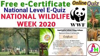 Wildlife Quiz | Online Quiz on National Wildlife Week 2020