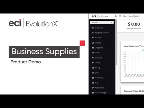 EvolutionX | Business Supplies Demo