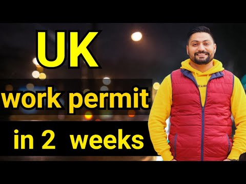 Uk work permit in 2 weeks update 2024 | UK work permit for Indians | Free UK work permit apply now