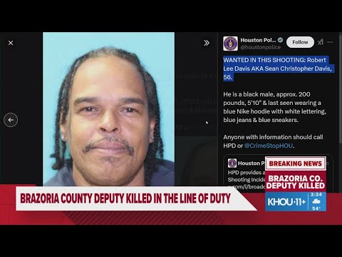 Who is Robert Lee Davis, the man accused of shooting and killing Brazoria County deputy