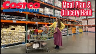 Stocking Up! Costco Grocery Haul & Meal Plan! Stocking Up On Pantry Staples & Monthly Family Haul!