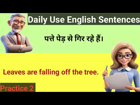 Daily Use English Sentences Practice 2 - English Speaking Learning for Beginners.