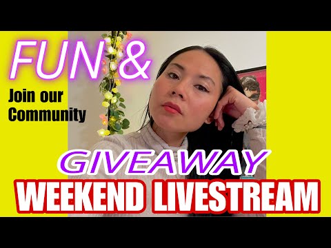 FUN AND GIVEAWAY WEEKEND LIVESTREAM. Grow your Channel join our Community of Small Youtubers