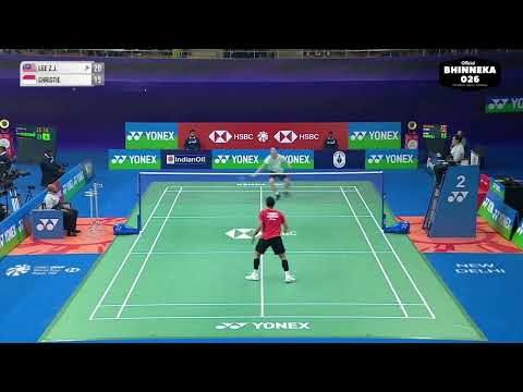 Jonatan Christie (Indomesia) Vs Lee Zii Jia (Malaysia) Yonex Sunrise India Ipen 2024