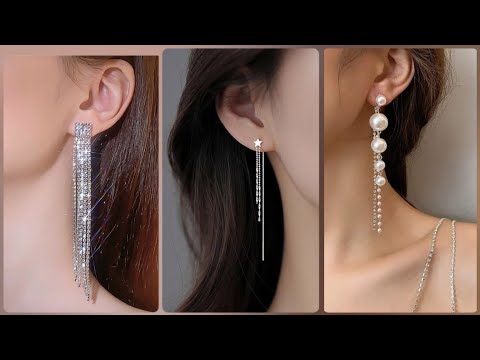 beautiful 50 long pretty earrings|| ideal  earrings for any occasion|| lovely earrings collection||