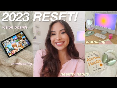 HOW TO PREP FOR 2023! 🥂 resetting for the new year, vision boards, manifesting, resolutions, etc