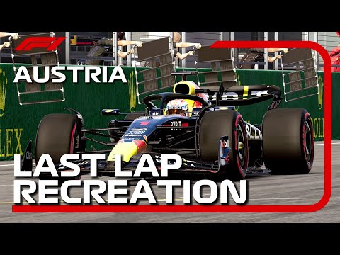 The Last Lap Of The 2023 Austrian Grand Prix RECREATED | 2023 Austrian Grand Prix