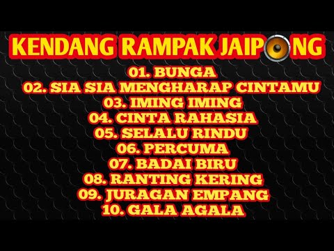 KENDANG RAMPAK JAIPONG 2024,AUDIO JERNIH BASS GLERR,JURAGAN EMPANG,GALA GALA,BUNGA