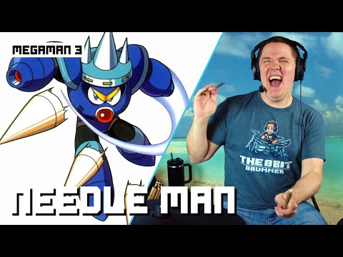 Needle Man From Megaman 3 On Drums!