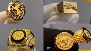 New latest for men Ring designs Gold ring design for men, anguthi ka design sone ka