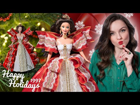 КУКЛА VS ЕЛОЧНАЯ ИГРУШКА! Barbie Happy Holidays 1997: обзор-сравнение, распаковка