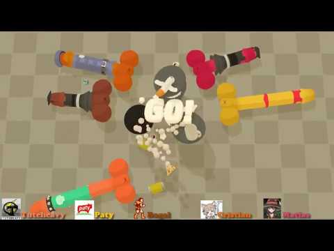 Genital Jousting - El juego de los pitos (jugando de a 4) Tuteheavy