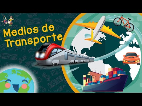 Medios de Transporte para Niños, Transportes terrestre acuáticos y aéreos Video Educativo para Niños