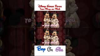 Disney Gender Reveal from Mickey and Minnie Mouse #disneyreveal #gendereveal #disneygenderreveal