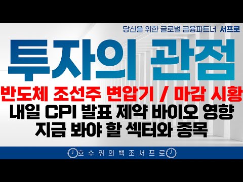 [투자의 관점] 마감시황 산일전기 강세 배경과 제약바이오 하락 그리고 조선주 강세까지